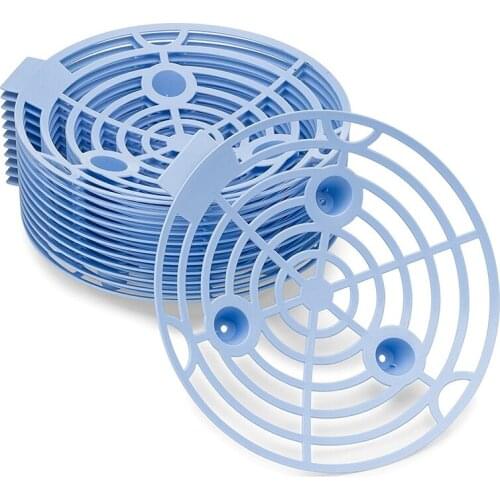 12 Pack Fruit & Vegetable Cradle Stands-Durable Weather Resistant Plastic Melon Squash Support Pad Mats