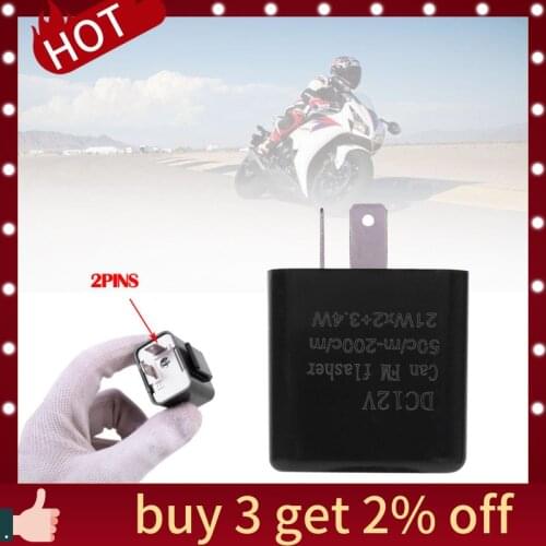 12V 2 Pin Adjustable Frequency LED Flasher Relay Motorcycle Turn Signal Wonderful Indicator For Motorcycle Motorbike Aug2