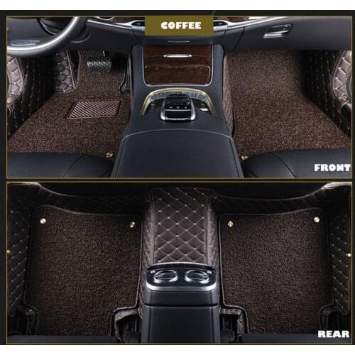 Custom car floor mats for BMW F10 F11 F15 F16 F20 F25 F30 F34 E60 E70 GT X1 X3 X4 X5 X6 car accessorie car styling