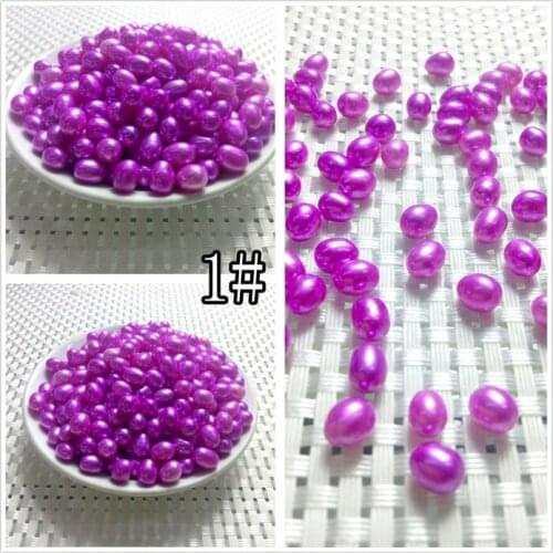50pcs/lot DIY Jewelry Beads 6-7MM Cultured Freshwater Pearls Loose Natural Freshwater Rice Pearl Beads 15 Colors ABH623