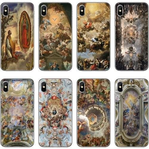 Baroque religious catholic art painting Phone Case For Xiaomi Mi 11 Note 10 10T 9 9T 8 Pro A2 Lite A3 A1 Poco F1 F2 M3 X3 NFC