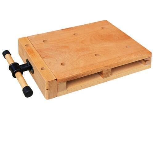 Household small woodworking table portable desktop multifunctional beech wood workbench