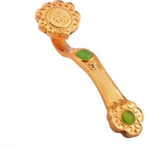 Feng Shui Golden chinese ruyi decoration Power Scepter fengshui