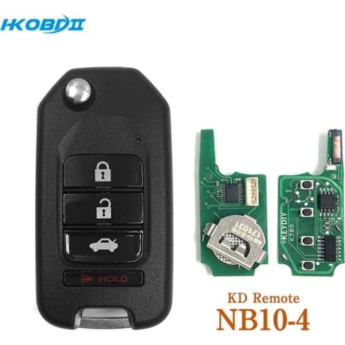 HKOBDII KEYDIY Original KD NB10-4 NB Series Universal Multi-function For KD900/MINI KD/URG200 Key Programmer NB Series Remotes