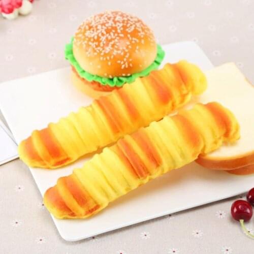 Artificial bread fake food squishy cake Simulation Model Soft PU Bread Fake Cake Bakery Photography props Decor 1 pcs Soft Bread
