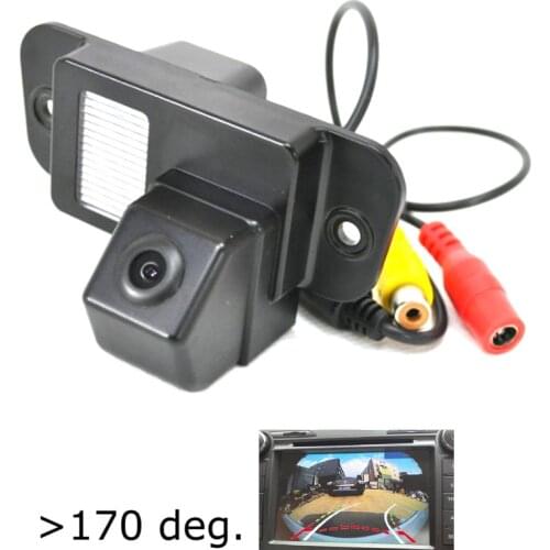 180deg Dynamic trajectory HD Car Rear View camera for Ssangyong ActYon /Actyon Reverse backup Camera Parking Assistance