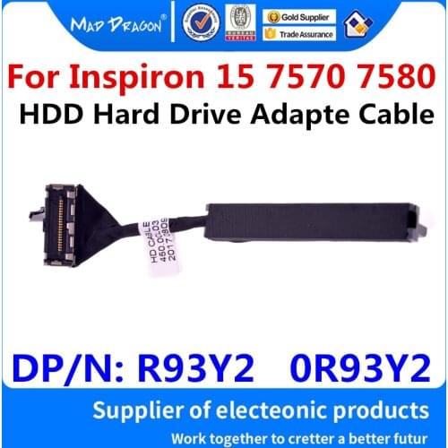 NEW SSD HDD Hard Drive Cable SATA Connector Adapter for Dell Inspiron 15-7570 7570 7580 Kyloren15 450.0CL03.0001 R93Y2 0R93Y2