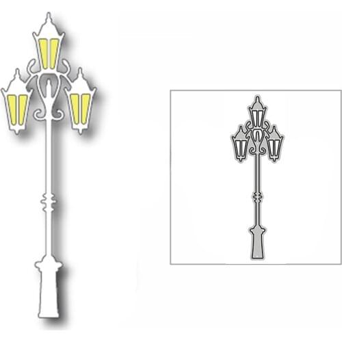 New Bright Street Lamp Light 2020 Metal Cutting Dies for DIY Scrapbooking and Card Making Decorative Embossing Craft No Stamps