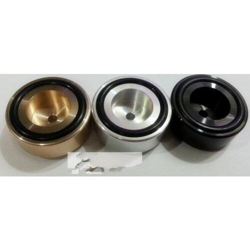 HIFI Aluminum silver arcuate recess 39*17 preamp/amplifier rack foot feet silvery Golden black