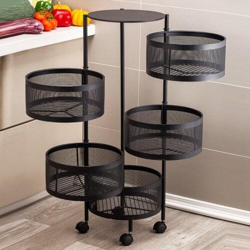 Food Flower Pot Storage Shelf bakers round kitchen rotate rack vegetable rack kitchen rotating kitchen racks organizer