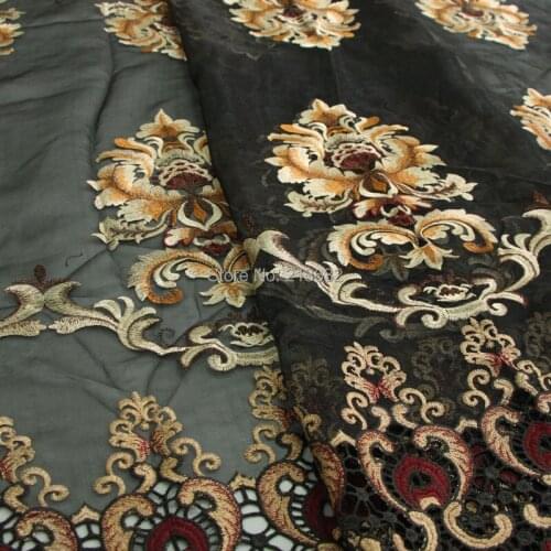 POp40-91 textile product color bright Eugen yarn embroidery cotton fabric manufacturers supply color embroidery cloth