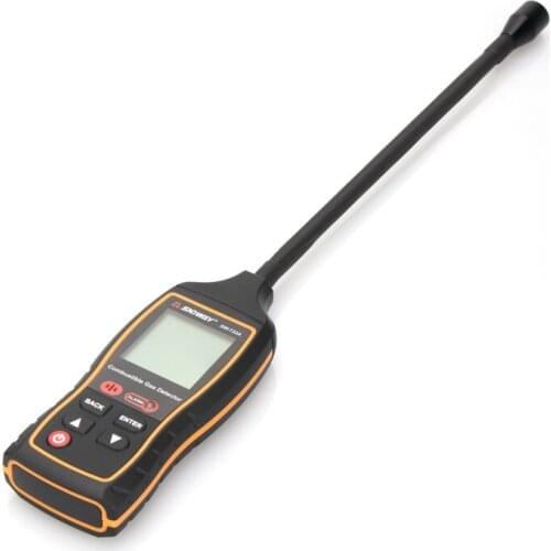 SNDWAY Combustible Gas 733A Portable Gas Detector Alarm Alcohol Natural Gas Gasoline Ethanol Flammable