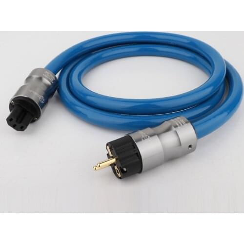 High Power EMC Shielded EU/US AC Power Cord hifi audio Silver Plated Schuko Power Cord Cable HIFI Power Cable For Tube amp