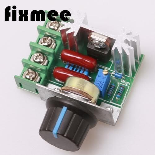 High Quality PWM 2000W AC Motor Speed Controller 50-220V 25A Adjustable Motor Speed Controller Voltage Regulator