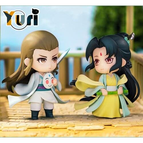 Yuri Anime Merch Fox Spirit Matchmaker Dongfang Huaizhu Wangquan Baye Official Doll Stand Toy Figure Display Limit C QC