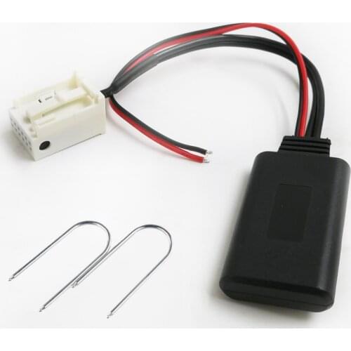 12Pin Bluetooth Module Wireless Radio Stereo AUX-IN Audio Adapter For Peugeot 207 307 407 308 For Citroen C2 C3 RD4