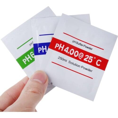 3pcs/lot PH Buffer Powder For Test Meter Measure Calibration PH 4.00 6.68 9.18