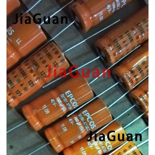 4PCS NEW EPCOS B41691 40V 1000UF 16X39MM SIKOREL 125 degrees 40V1000UF B41691A7108Q 7 1000UF/40V LL 1000UF40V