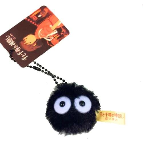 Action Totoro Fairydust Model Plush Keychain Toys for Children Christmas Gift Cotton Pendants Bag Decor Hayao Miyazaki Susuwatar