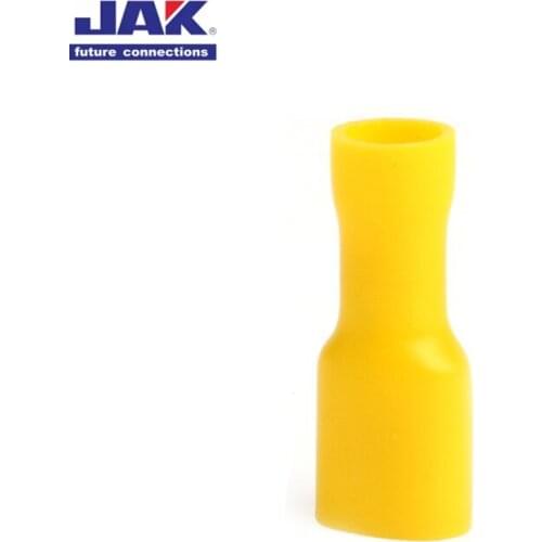 FDFD1-250 FDFD1.25-250 Insulated Female Terminal Connector Electrical Wire Cable Connectors 100pcs