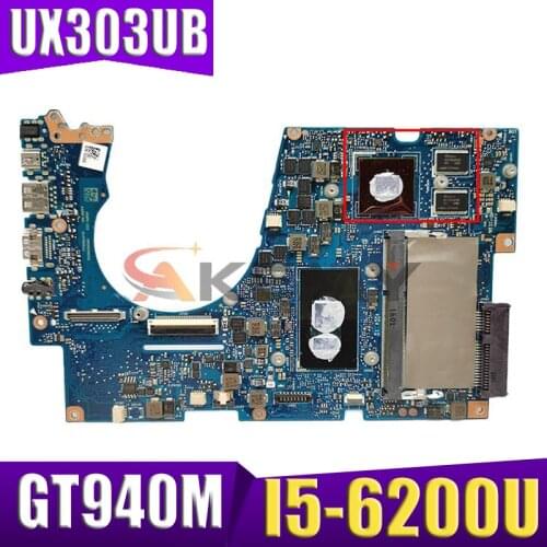 UX303UB Motherboard For ASUS UX303UB UX303U UX303UA Laptop Motherboard original notebook 4G I5-6200U GT940M-2GB 100% Test
