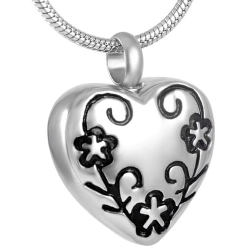 Memorial Urn Jewelry Necklace for Ashes Holder Christmas Snowflake Shape Cremation Urn Pendant - 316L Stainless Steel Keepsake
