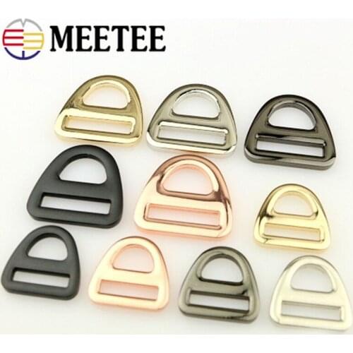 10Pcs 20/25mm Metal Buckle Adjustment Belt Anti-skid Buckles Bag Strap Connection Hang Clasp DIY Webbing Slider Hook Accessories