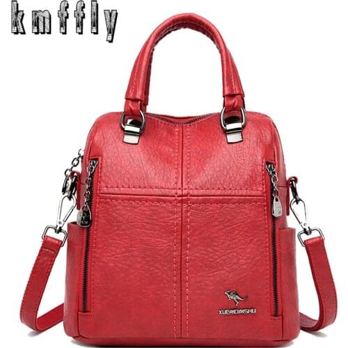 Fashion High Quality Pu Leather Handbags Women Retro Shoulder Messenger Bags Leather Crossbody Bags for Women 2020 New Tote Bag