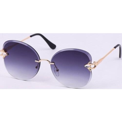 Imitation Sunglasses Women Driver Vintage Black Oval Sunglass New Luxury Brand Ladies Sun Glasses Designer Girl Fashion Eyewear