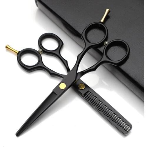 50% Hot Sale Hairdressing Scissors Sharp Thinning Stainless Steel Multifunctional Cutting Haircut Kit for Home