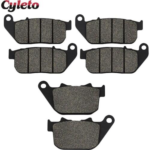 Motorcycle Front Rear Brake Pads for Harley XL883 Sportster XL883R XL 883 Roadster 05-14 XL1200 XL1200R XL 1200 Sportster 04-08