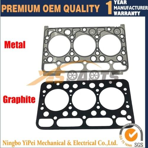 Cylinder Head Gasket For Kubota D1302 D1302A Engine KH11H KH60 Tractor