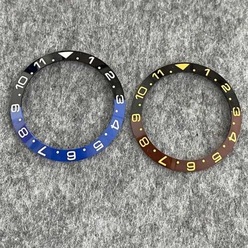 38MM Watch Replacement Ceramic Bezel Insert for SUB 40MM Watch Case Modification Repair Accessories