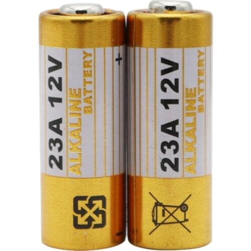 2pcs 23A 12V Dry Battery L1028 A23 A-23 RV08 MN21 Alkaline Electronic Battery for Doorbell Car Alarm Walkman Car Remote Control