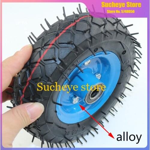 6x2 tire blue tyre rim 6 inch 15cm pneumatic wheel pump wheel trolley cart wheel roller caster wheel caster free shipping