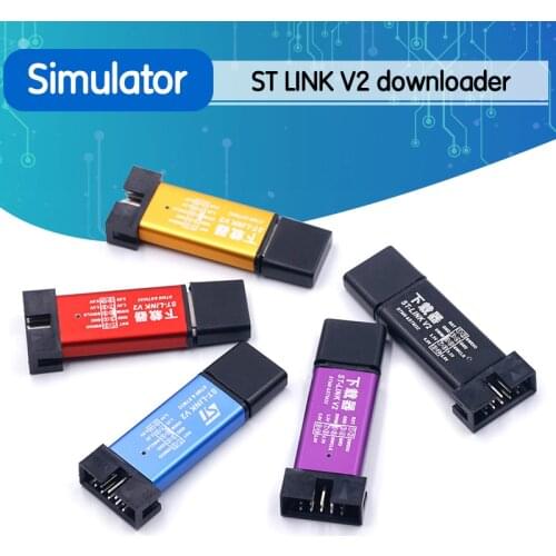ST LINK Stlink ST-Link V2 Mini STM8 STM32 Simulator Download Programmer Programming With Cover
