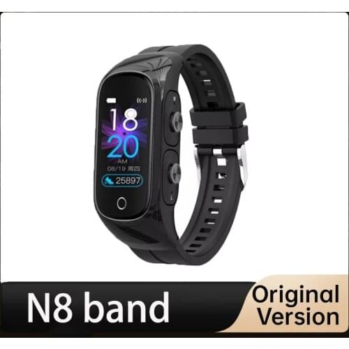 2-In-1 N8 Smart Watch Bluetooth 5.0 TWS earphones Smart Watch Headphones Bracelet Heart Rate Blood Pressure Smart Band