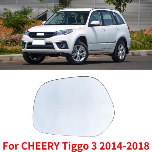 CAPQX For CHEERY Tiggo 3 2014-2018 With heating or not Rearview Mirror Glass Rear view Reversing Mirror white Lens