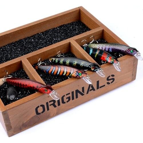 1PCS 7.2g/10cm hot fishing lure minnow quality professional bait swim bait jointed bait equipped black or white hook