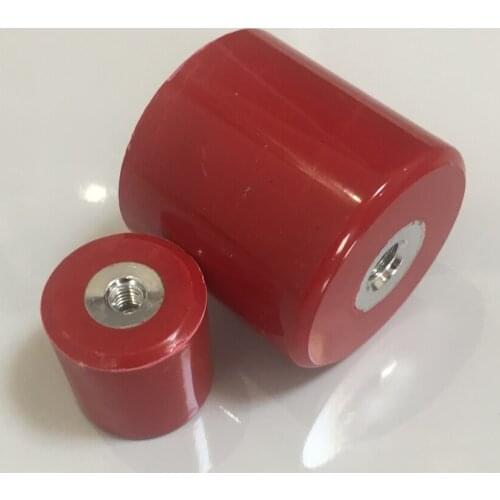 60*60mm 60x60mm 60*70mm 60x70mm M10 M12 Nut Female Thread Cylinder Insulation Column Terminal Busbar Support Enhanced Insulator