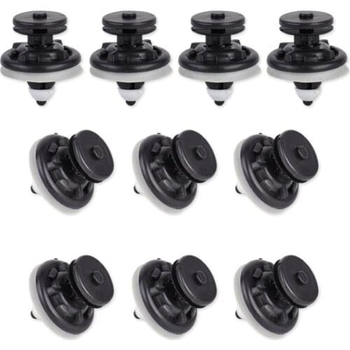 DWCX 6Q0868243 10Pcs Push-Type Trim Panel Retainer with Sealer For VW Golf Jetta Tiguan Passat 2004 - 2011 2012 2013 2014 - ON