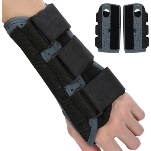 Elastic Exercise Wrist Brace Support Hand Bandage Protector Wristband Splint Sprains Arthritis Wrist Carpal Tunnel Hand Brace