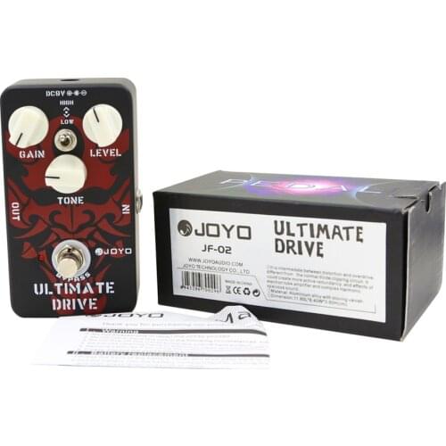 JOYO JF-02 Ultimate Drive Electric Guitar Pedal Effect StompBox with True Bypass