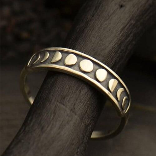Retro Ring Creative Total Lunar Eclipse Finger Ring Moon Sun Ring Fashion Personality Unique Ring Jewelry Gift wedding ring set
