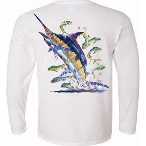 Mens Wholesale Custom Logo UPF 50+ Protection Outdoor Performance 100% Polyester Fishing Shirt