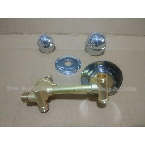 2 Ways Screw Bathroom faucet mixer set, 2/3/4/5 Ways Shower room mixing valve, Brass shower faucet controller hot and cold