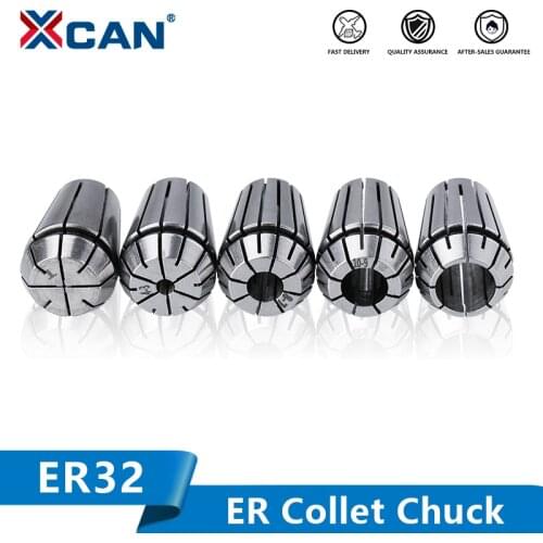 XCAN Milling Chuck ER32 Collet Chuck 2.0-20mm 1/8'' 1/4'' 1/2'' Lathe Spring Collet Clamp For CNC Milling Cutter Tool Holder