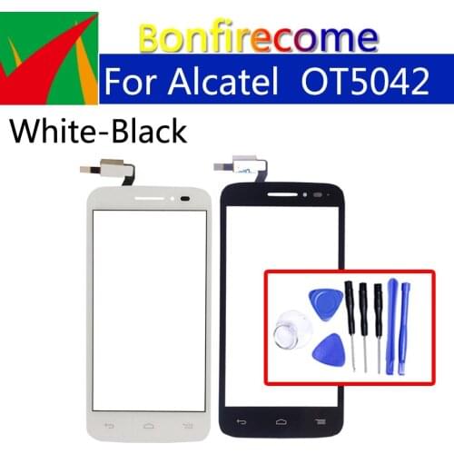 Touchscreen For Alcatel One Touch POP 2 OT5042 OT 5042 5042D Touch Screen Panel Sensor Digitizer Glass Replacement 4.5"
