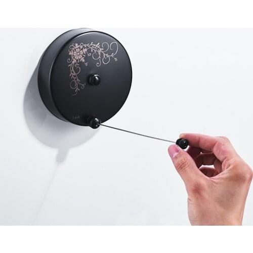 Stainless Steel Telescopic Invisible Clothesline Outdoor Laundry Hanger Retractable Clothes Dryer Hanger Hanging Clothes rope