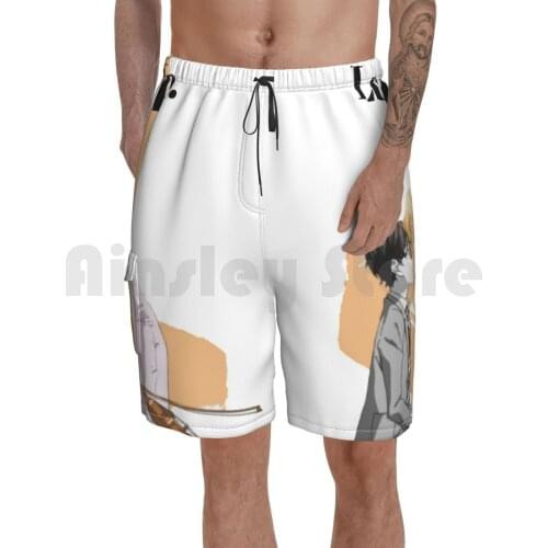Your Lie In April : Cute Kosei X Kaori Beach Shorts Men Beach Pants Swimwear Your Lie In April Kaori Kosei Shigatsu